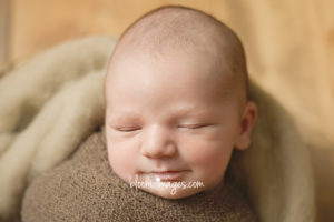 Northern VA Newborn Photographer Baby Face Close up