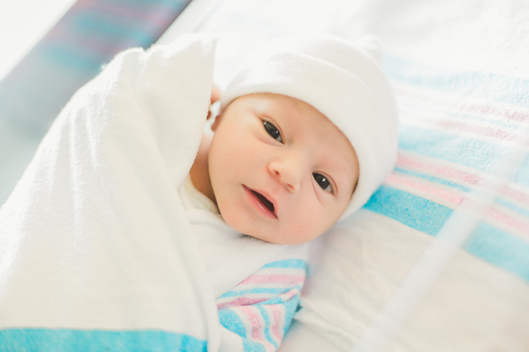 First Day Photo - Hospital Newborn Photography